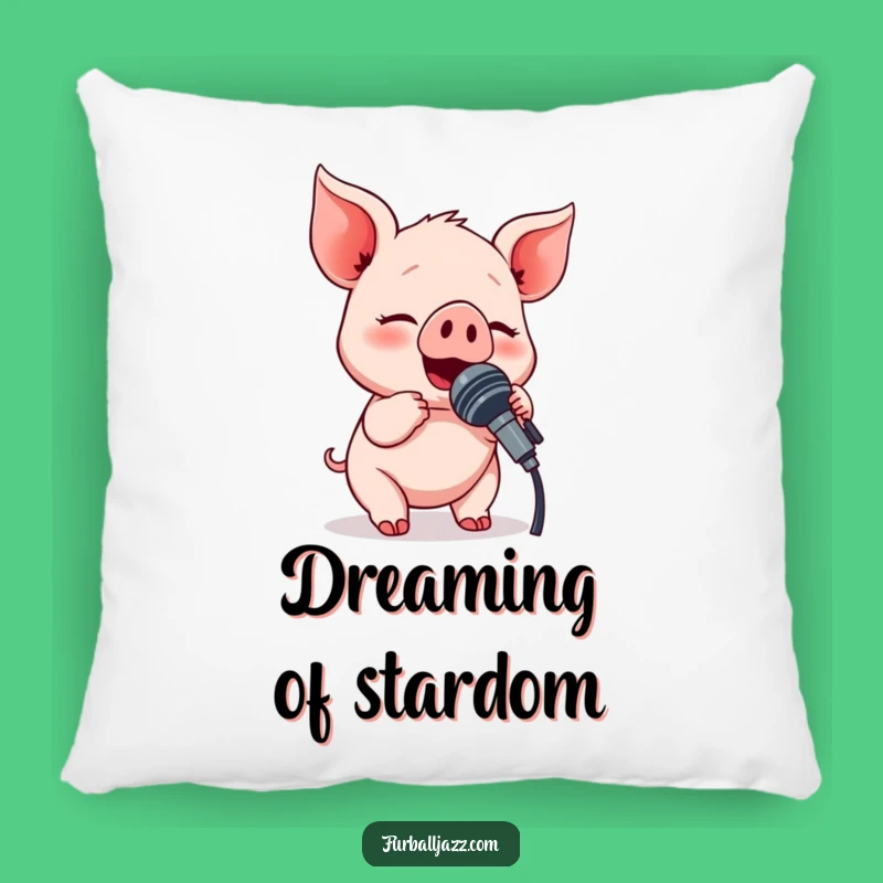 Funny Piglet Microphone Pillow: Cozy Comfort and Hilarious Musical Gift