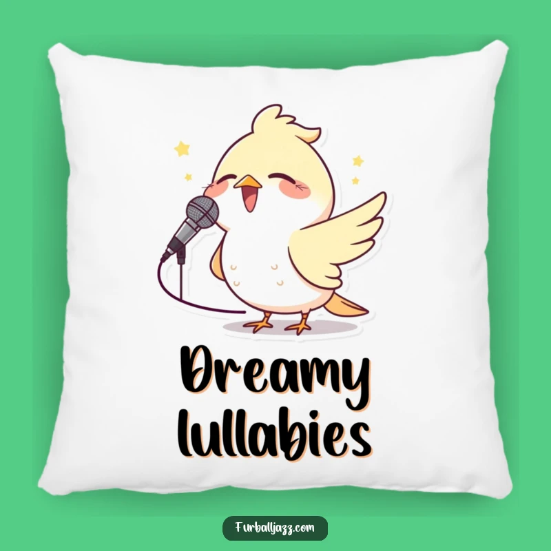 Funny Bird Microphone Pillow: Soft Cushion, Singing Character, Ideal Comfy Gift