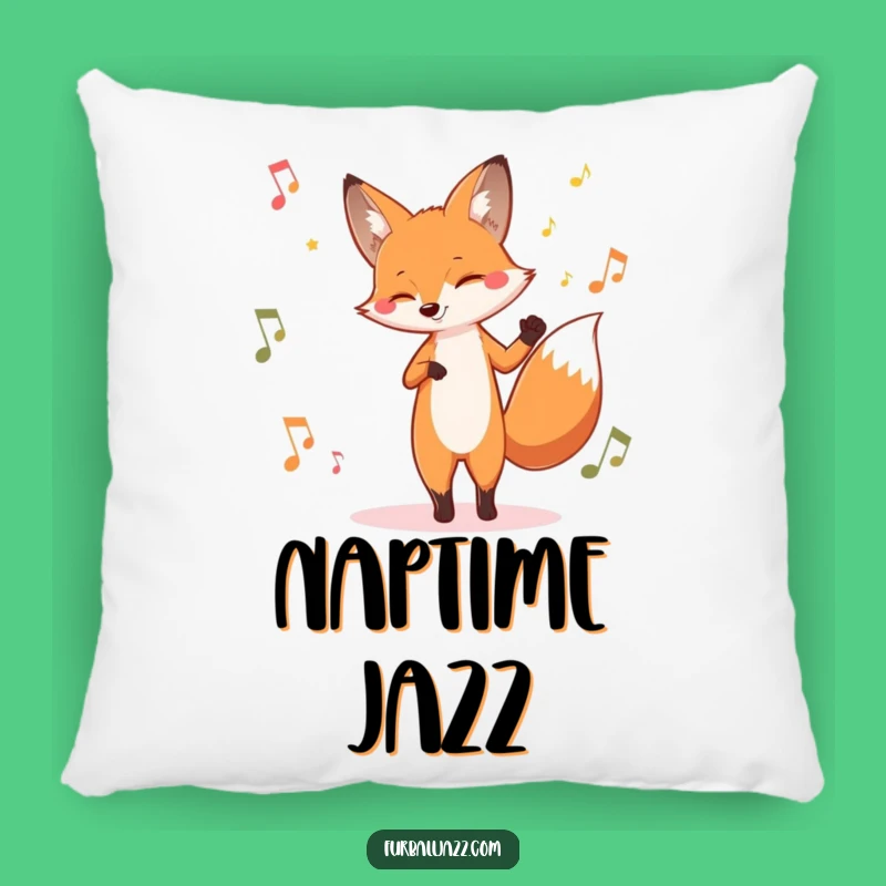Soft Funny Fox Jazz Pillow: Cuddle Up With Smooth Comfort