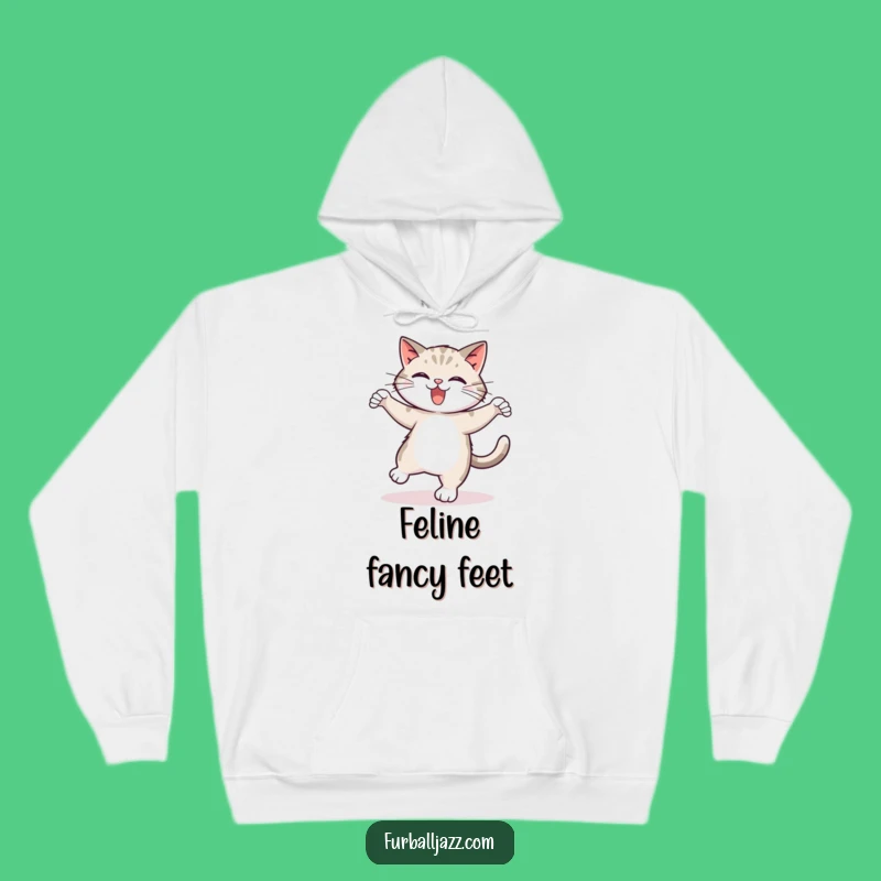 Funny Tap Dancing Cat Hoodie - Cozy Up with Some Fun