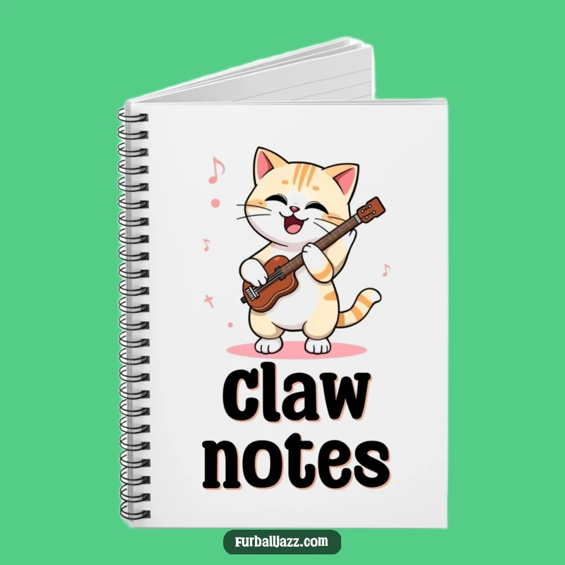 Funny Cat Jazz Notebook: Tapping Paws Journal - A Humorous Music Idea Keeper Gift