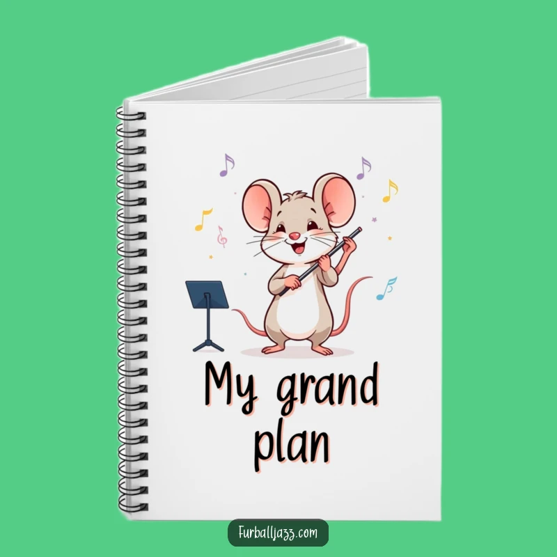Funny Mouse Orchestra Conductor Notebook - Maestro's Journal Gift