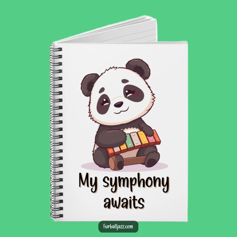 Funny Panda Xylophone Notebook: Compose Your Thoughts