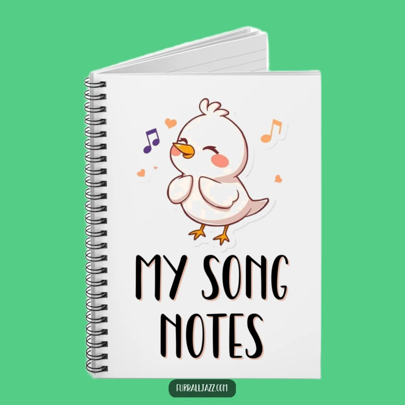 Funny Bird Flute Notebook: Jot Down Tunes with a Happy Friend - Great Funny Gift!