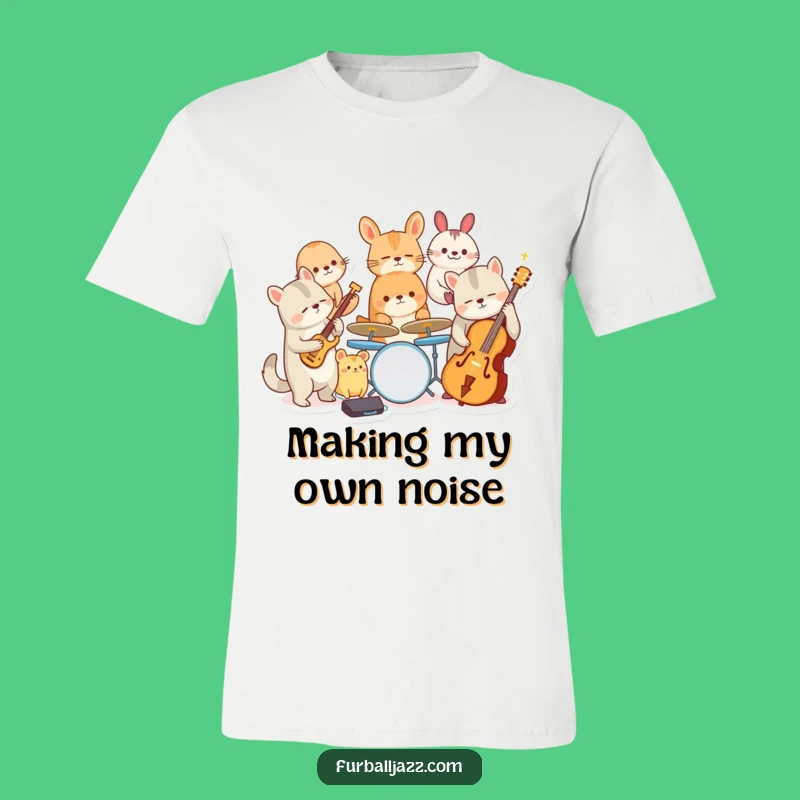Funny Jazz Animal Band T-Shirt: Wear Your Love for Music and Laughs