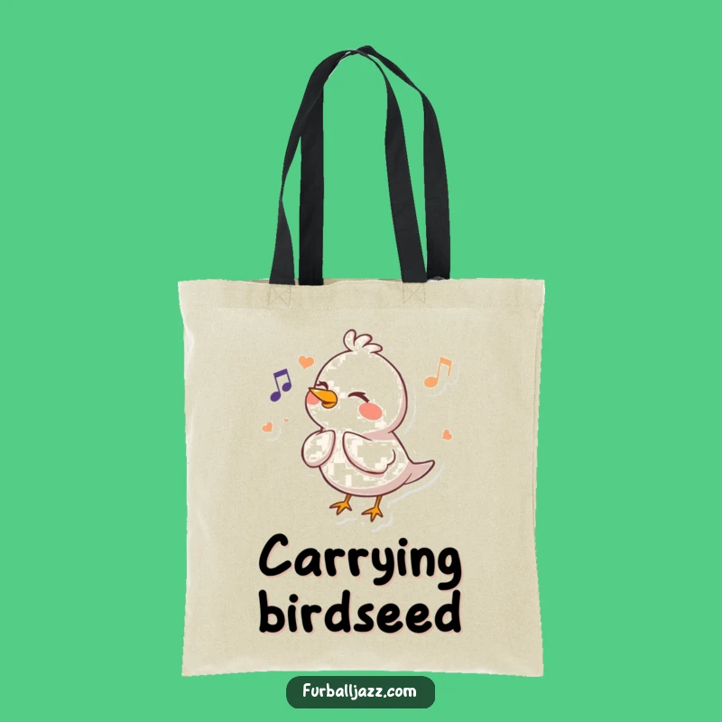 Funny Bird Flute Tote Bag: Carry Your Melody - Stylish & Practical Music Funny Gift!
