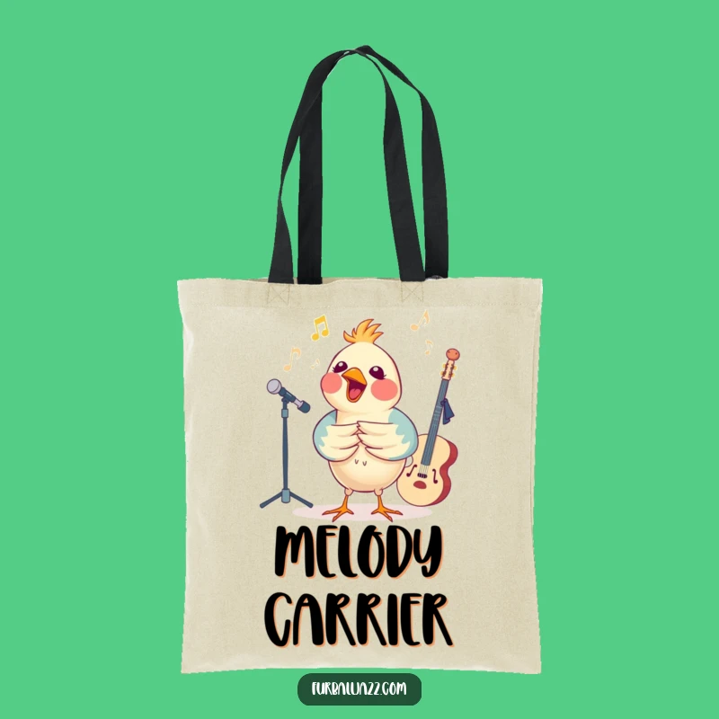 Funny Bird Jazz Tote Bag - Chic Musical Accessory Gift